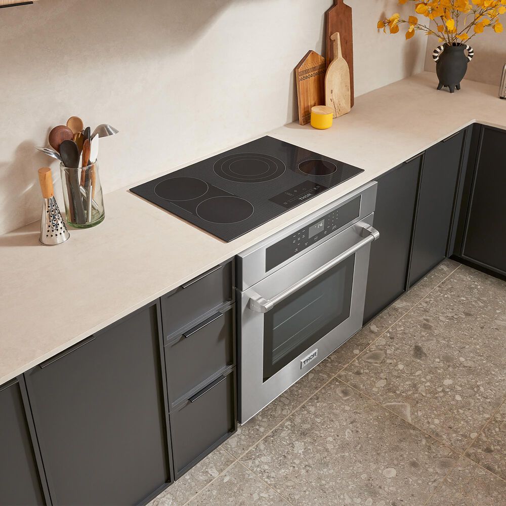 Thor Kitchen 30&quot; Professional Electric Cooktop in Black, , large