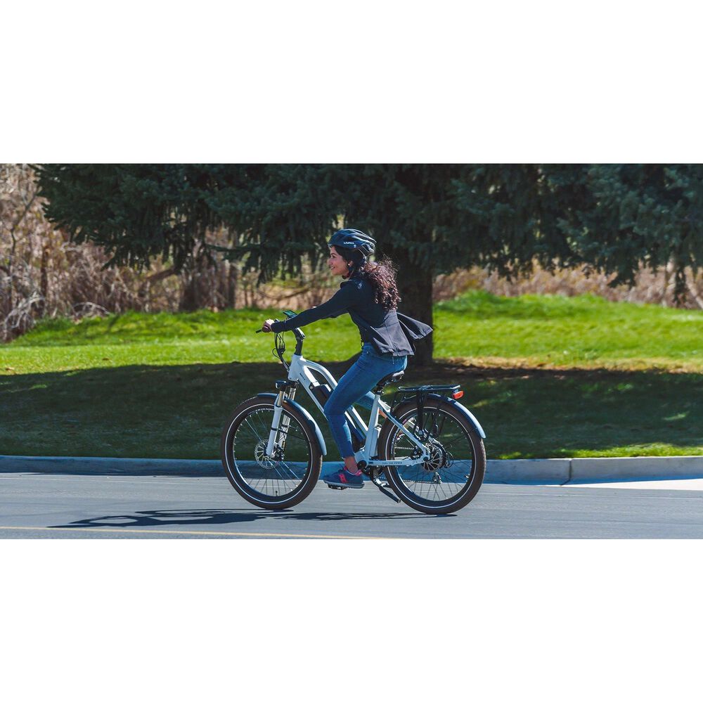 Magnum Metro X Electric Bike in White and Champagne, , large