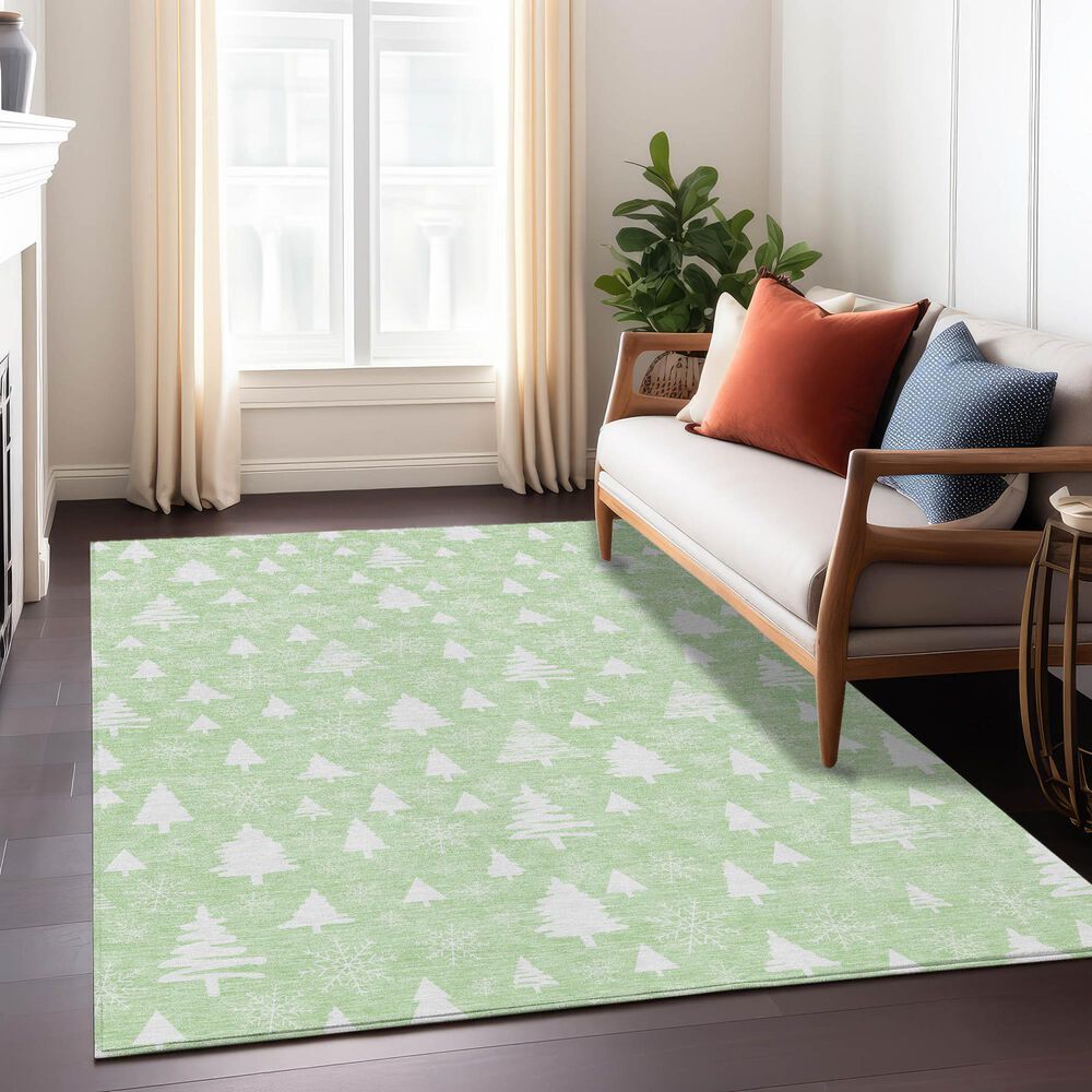 Dalyn Rug Company Wonderland WN23 3&#39; x 5&#39; Mint Indoor/Outdoor Area Rug, , large