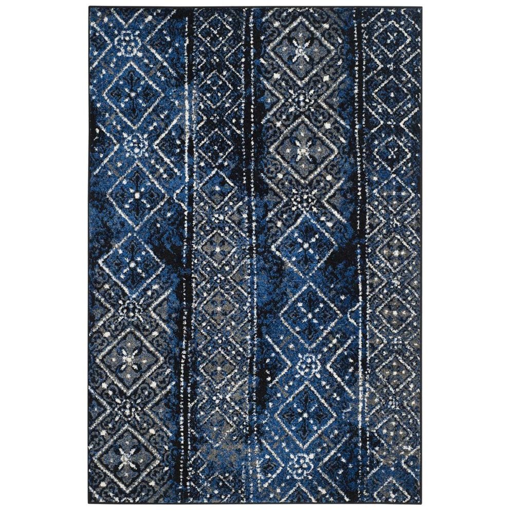 Safavieh Adirondack ADR111A-5 5"1" x 7"6" Silver/Black Area Rug, , large