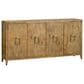 Crestview Collection Richmond Mappa Burl 4-Door Media Sideboard in Brown, , large
