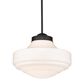 Golden Lighting Ingalls Large Pendant in Matte Black, , large