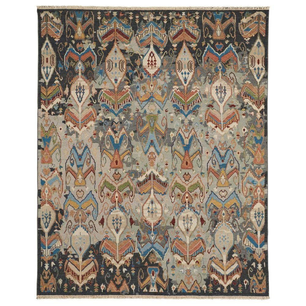 Feizy Leylan 5"6" x 8"6" Charcoal and Multicolor Area Rug, , large
