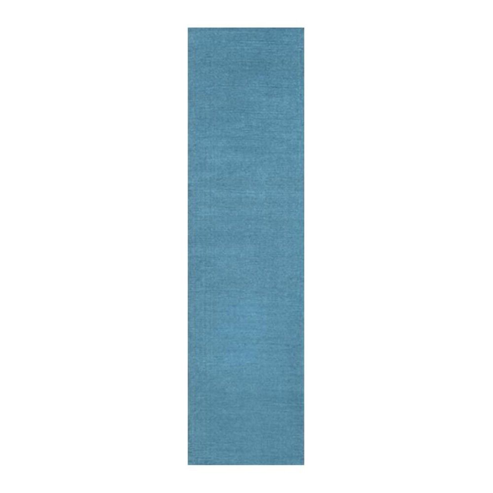 Surya Mystique M-342 2'6" x 8' Aqua Blue Runner, , large