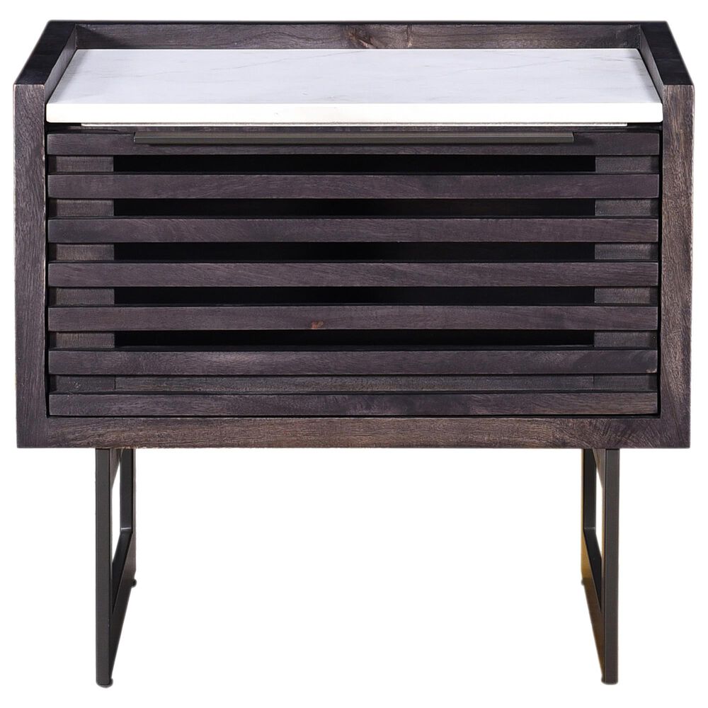 Moe&#39;s Home Collection Paloma 1 Drawer Nightstand in Grey, , large