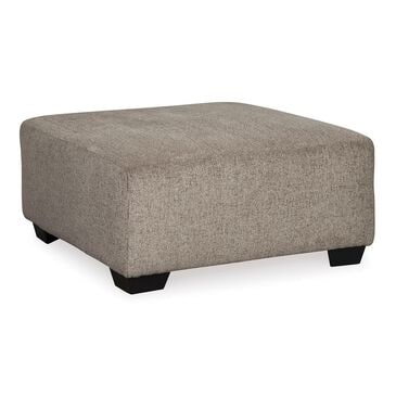 Ashley Ballinasloe Oversized Accent Ottoman in Platinum, , large