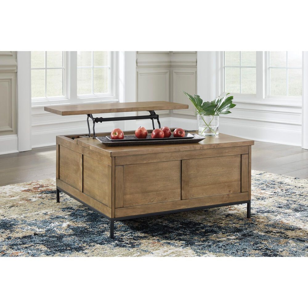 Ashley Torlanta Lift-Top Coffee Table in Brown, , large