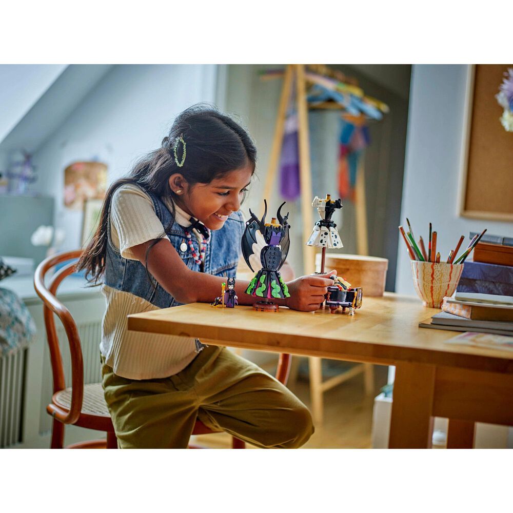 LEGO Disney Maleficent and Cruella Dresses Building Set, , large