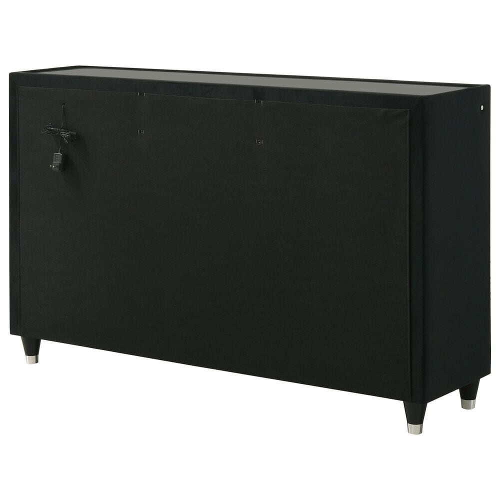 Pacific Landing Lorient 8-Drawer LED Dresser Only in Black, , large
