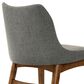 Blue River Azalea Dining Chair in Charcoal/Walnut (Set of 2), , large