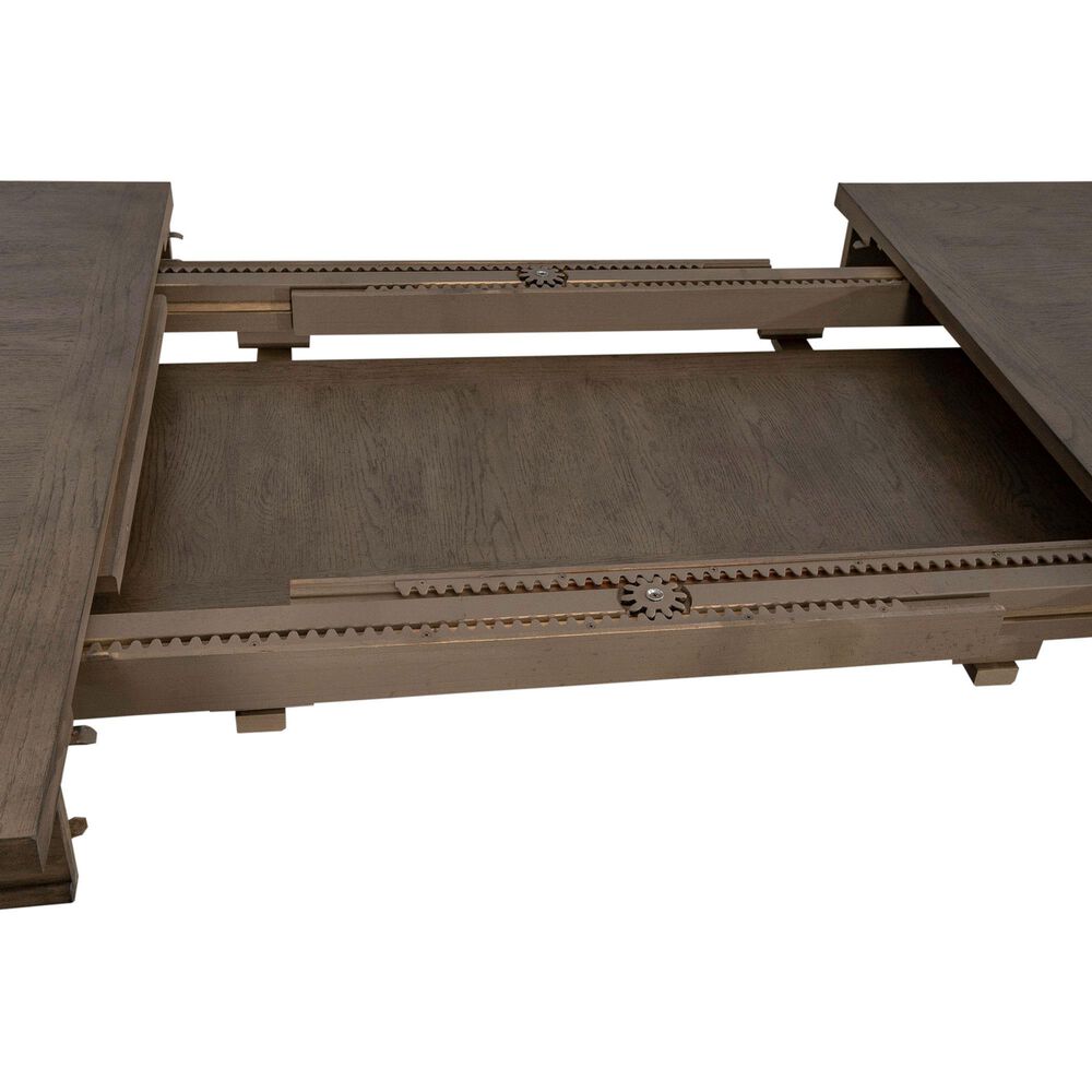 Liberty Furniture Americana Farmhouse Dining Table in Dusty Taupe - Table Only, , large