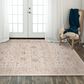 RIZZY Iconic 7"10" x 9"10" Pink and Neutral Area Rug, , large