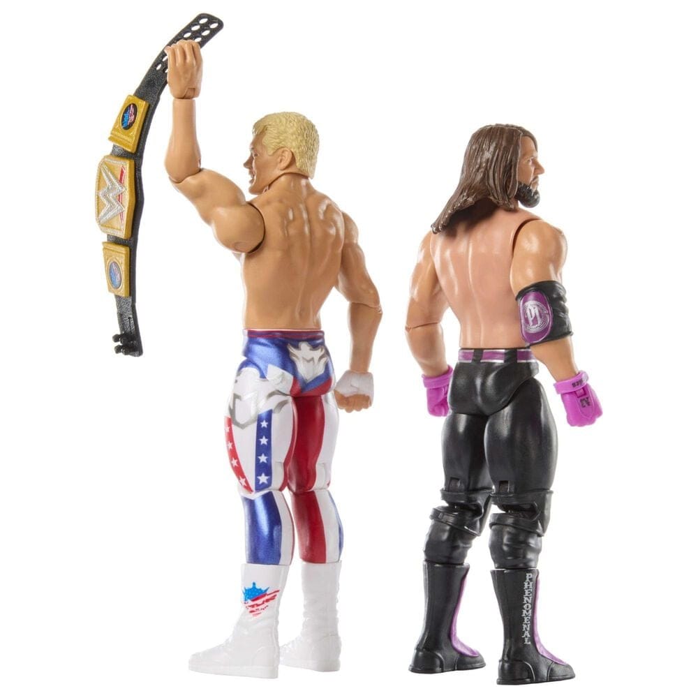 WWE Main Event Showdown Series 22 Action Figures Set - Cody Rhodes and AJ Styles in Multicolor, , large