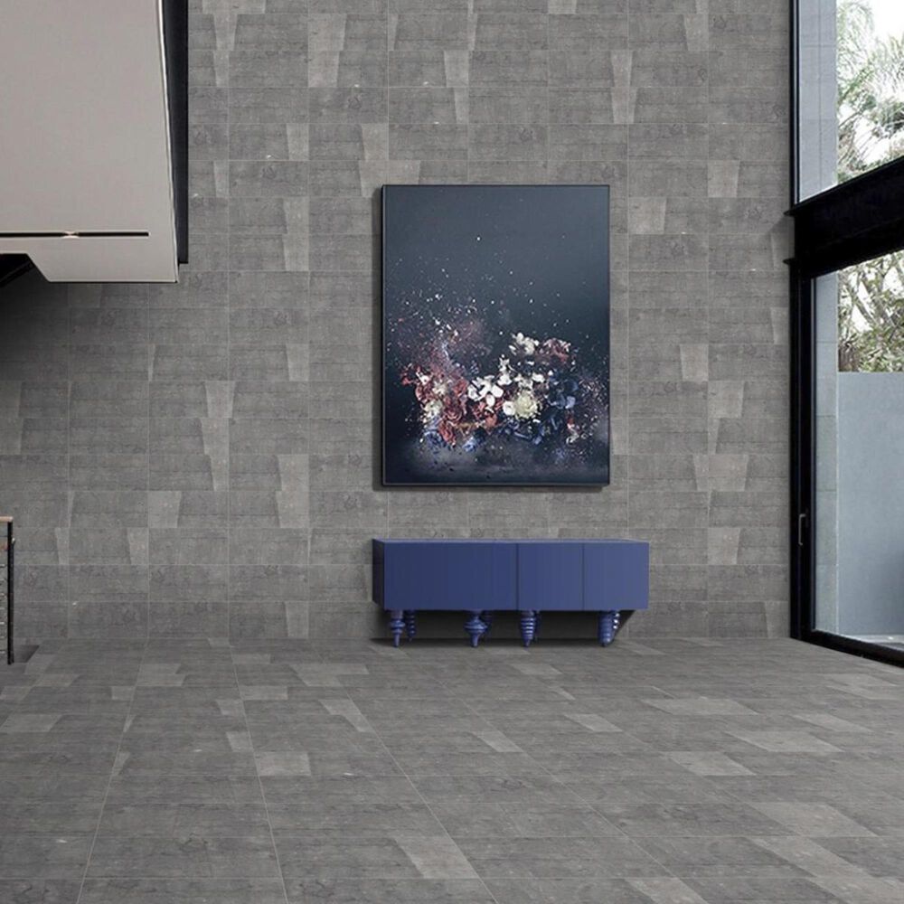 Emser Blue Emotion Dark 12" x 24" Matte Porcelain Tile, , large