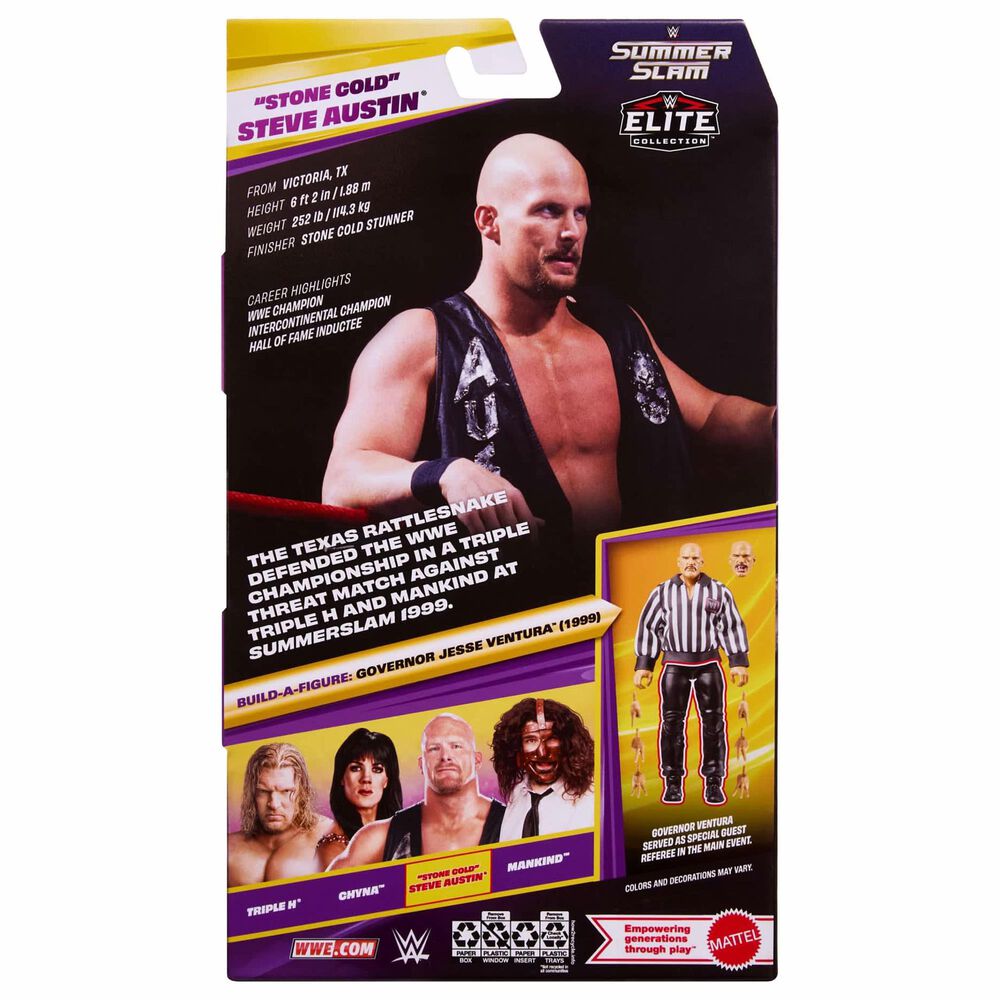 WWE Premium Live Event Stone Cold Steve Austin Action Figure Set, , large