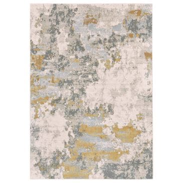 Feizy Waldor 8" x 11" Gold and Birch Area Rug, , large