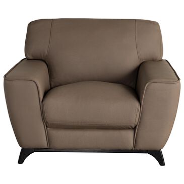 Sienna Designs Leather Chair in Stonewash Olive, , large