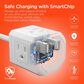Hypercel Cube Multi-Port Power Strip with Extension Cord in White, , large