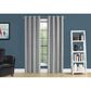 Monarch Specialties 52" x 84" Curtain Panel in Silver (Set of 2), , large