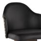 Lumisource Ahoy Swivel Counter Stool in Walnut and Black, , large