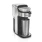 Hamilton Beach 40 Oz The Scoop Single Serve Coffee Maker with Removable Reservoir in Black and Stainless Steel, , large