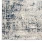 Radici USA Livigno Transitional 3"3" x 4"11" Blue Area Rug, , large