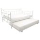 DHP Mia Full Daybed with Trundle in White, , large