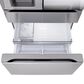 LG 28.6 Cu. Ft 4-Door French Door Refrigerator with Mirror Instaview in PrintProof Stainless Steel, , large