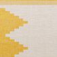 Surya Eagean EAG-2437 Mustard and Ivory 5"3" Round Indoor/Outdoor Area Rug, , large
