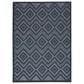 Nourison Versatile 6" x 9" Navy Blue Indoor/Outdoor Area Rug, , large