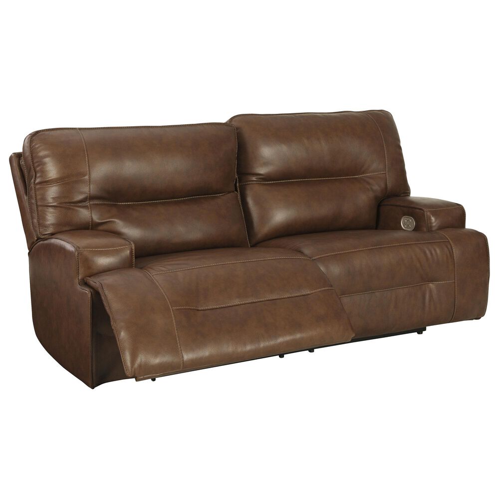Ashley Francesca Power Reclining Sofa in Auburn, , large