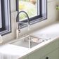 Blanco Quatrus 25" R15 Dual Mount Laundry Sink in Refined Brushed, , large