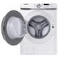 Samsung 4.5 Cu. Ft. Front Load Washer and 7.5 Cu. Ft. Electric Dryer with Sensor Dry Laundry Pair in White, , large