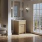 Kohler Alouette 24" Single Bathroom Vanity in Light Oak with 2 cm White Quartz Top and Rectangular Sink, , large