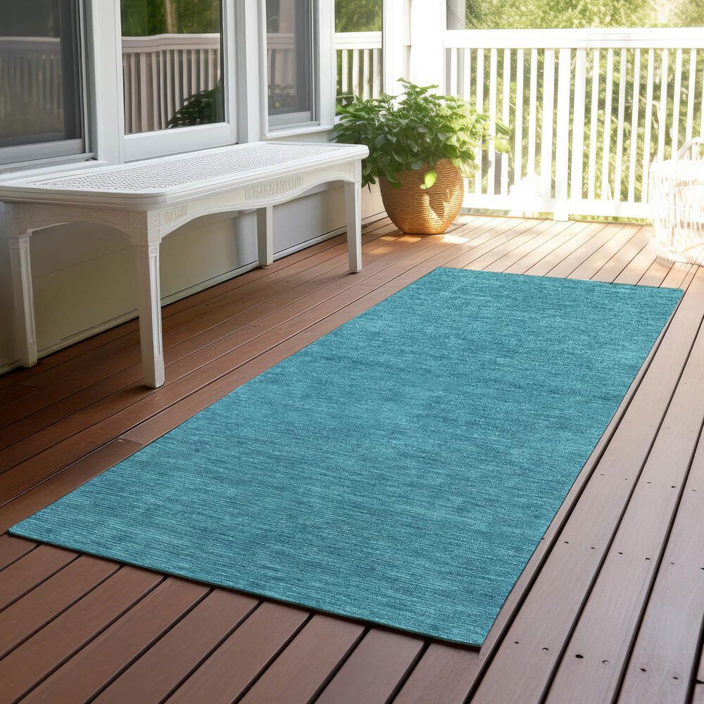 Dalyn Rug Company Soft Essentials Turquoise 2'3" x 7'6" Runner, , large