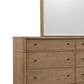 Urban Home Whitmore 6 Drawer Dresser and Mirror in Brown, , large
