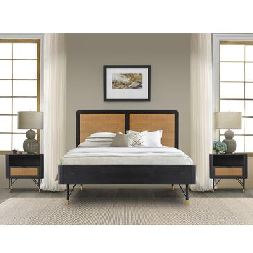 Blue River Saratoga 3-Piece Queen Bed Set in Black and Natural, , large