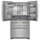 KitchenAid 25.8 Cu. Ft. 5-Door Refrigerator with Platinum Interior, , large