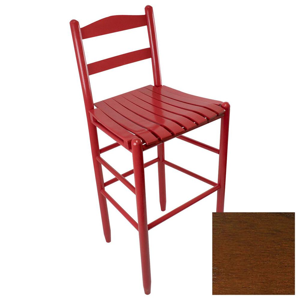 Lakeside Penrose Ladderback Barstool in Walnut, , large