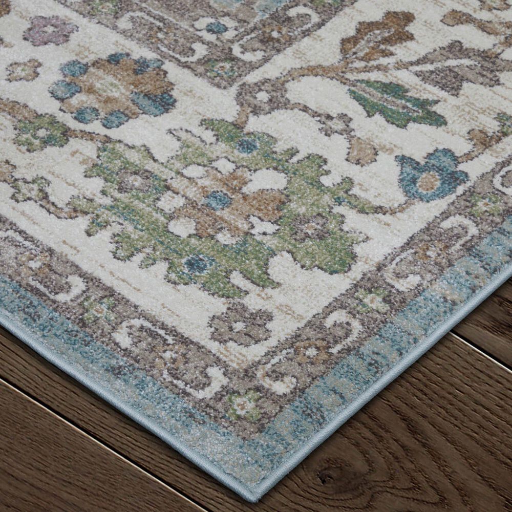 Feizy Dartmouth 39QNF 10&#39; x 12&#39;8&quot; Blue and Multicolor Area Rug, , large