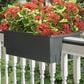 Timberlake 6-Gallon Deck Railing Planter in Gray, , large