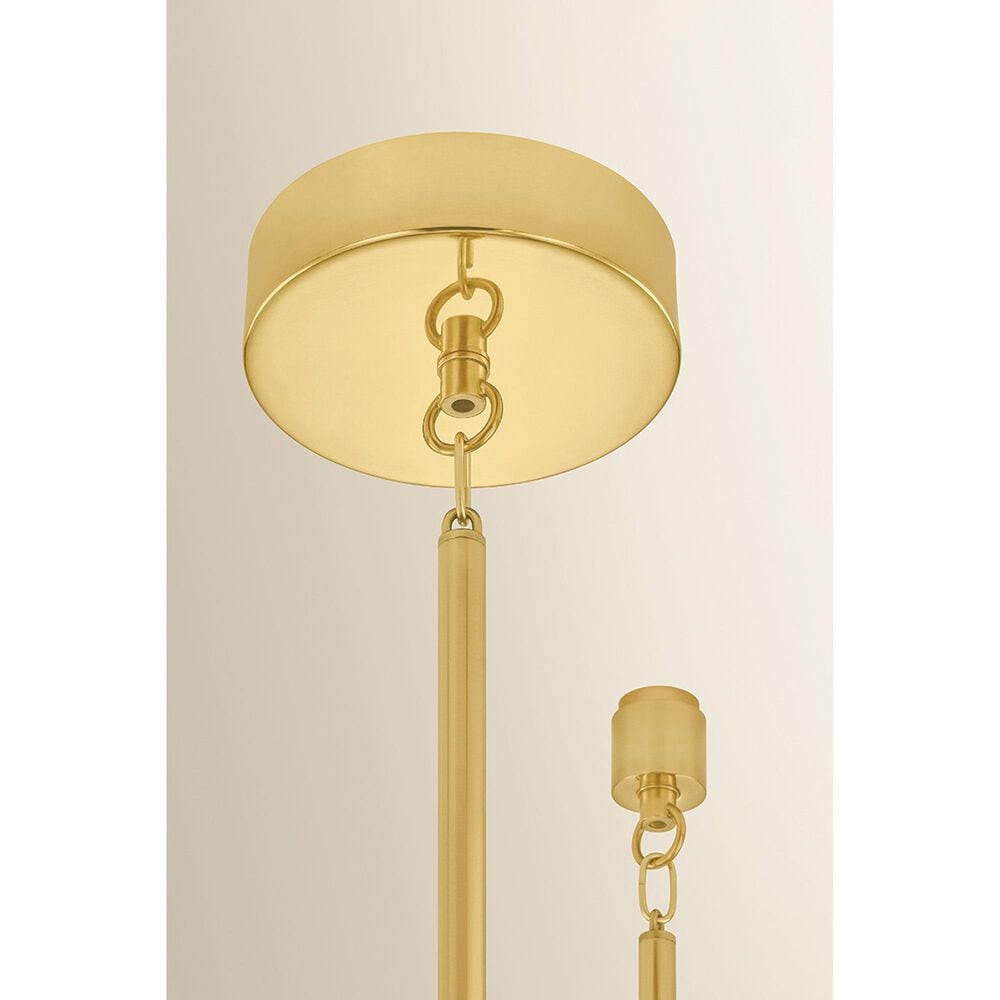 Troy Lighting Solara 3-Light Chandelier in Vintage Polished Brass, , large