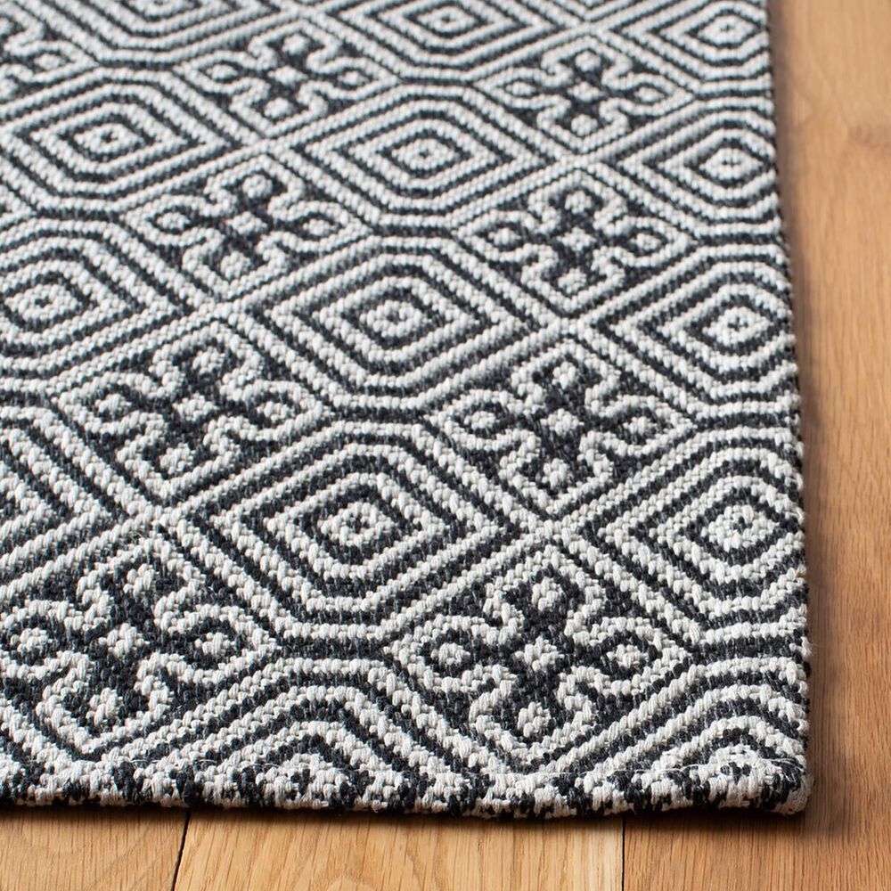 Safavieh Martha Stewart Cotton MSR402H 4&#39; x 6&#39; Charcoal and Grey Area Rug, , large