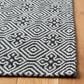 Safavieh Martha Stewart Cotton MSR402H 4" x 6" Charcoal and Grey Area Rug, , large