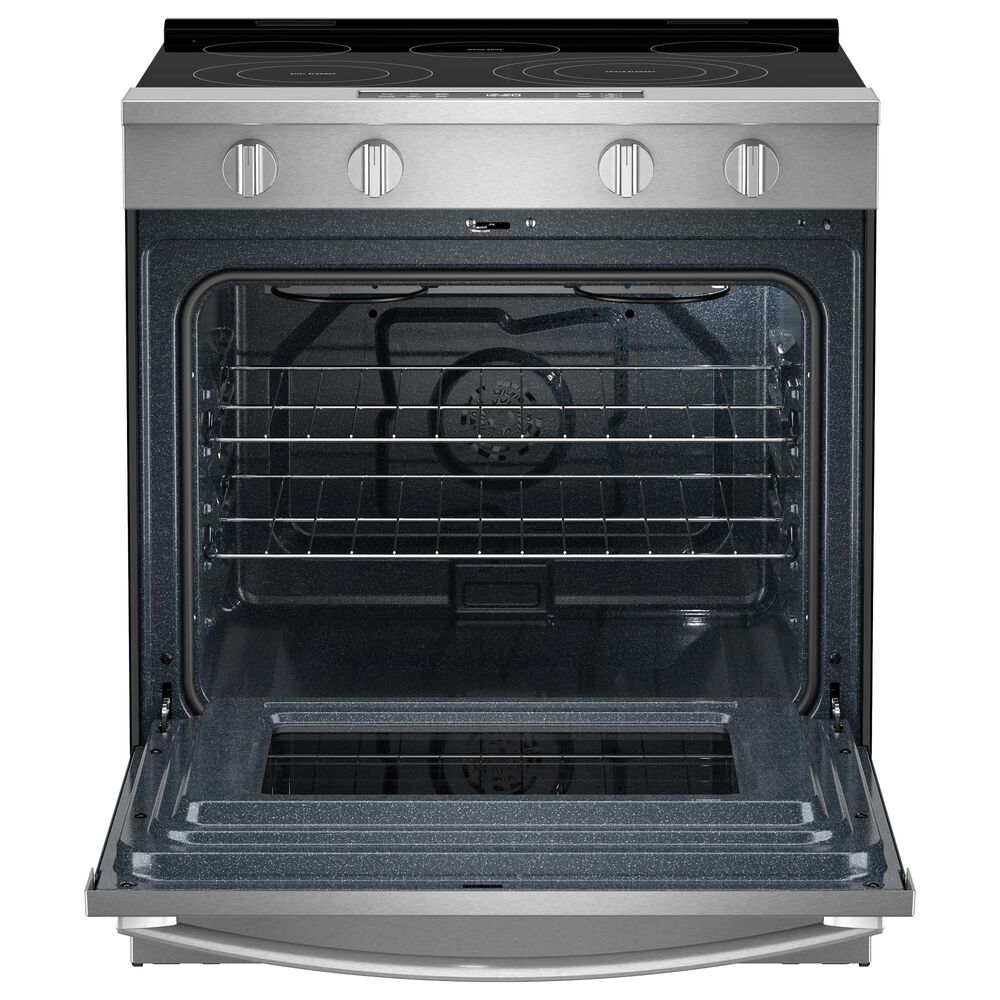Whirlpool 30" Smart Electric Range with Air Cooking Technology in Fingerprint Resistant Stainless Steel, , large