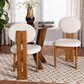 Baxton Studio Kacela Side Chair with Cream Cushion in Walnut Brown (Set of 2), , large