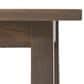 Hearth and Haven Selma Outdoor End Table with Slatted Top and Curved Legs in Gray, , large