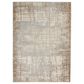 Nourison Rush 4" Round Ivory and Taupe Area Rug, , large
