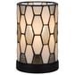 Cal Lighting 9" Tiffany Accent Lamp in Black, , large