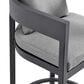Armen Living Menorca Patio Counter Height Bar Stool in Dark Gray, , large